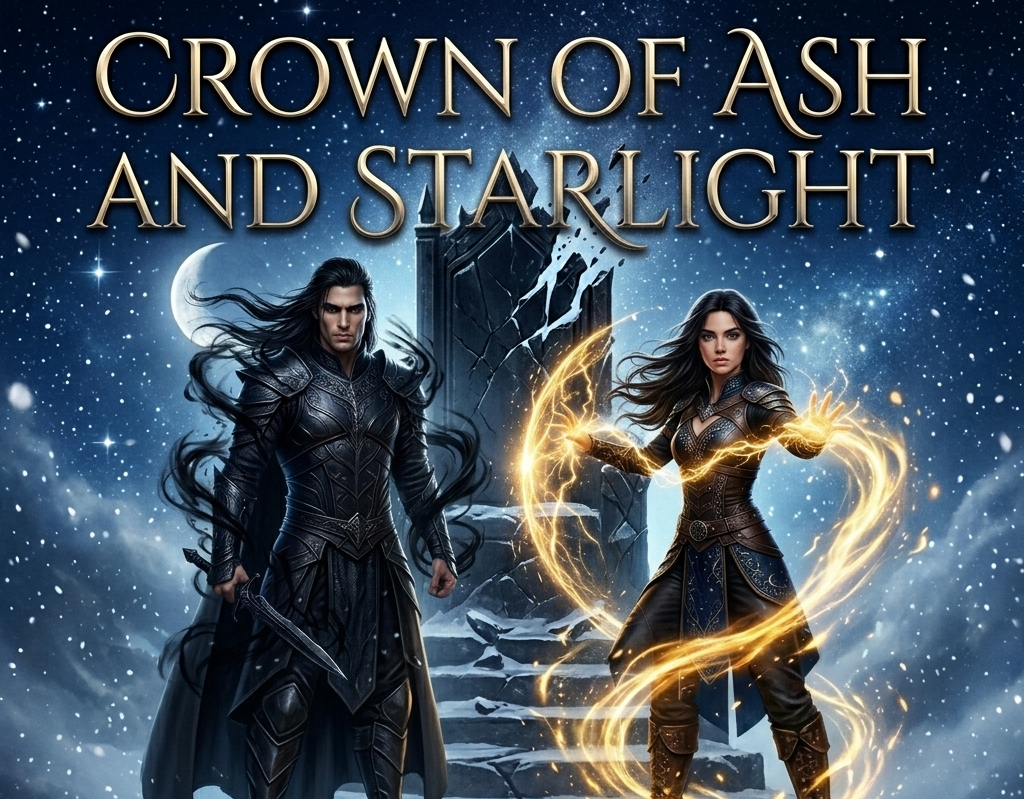 Crown of Ash and Starlight — Full jacket cover